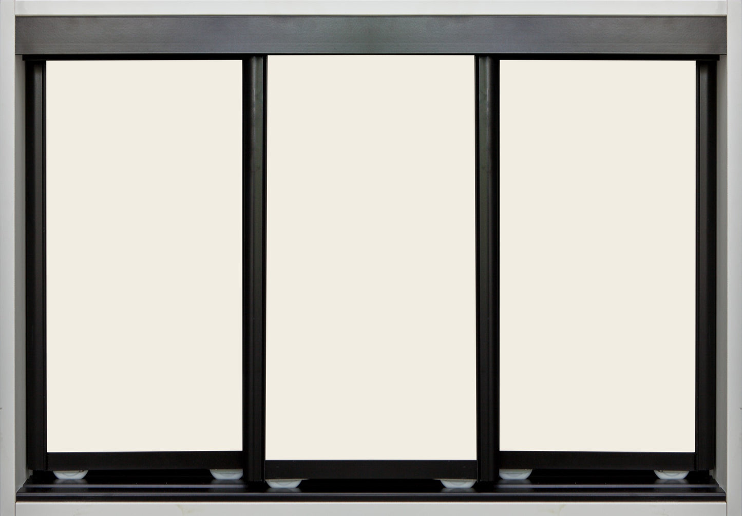Black Frame with Chalk Vinyl - Sliding Wardrobe Doors