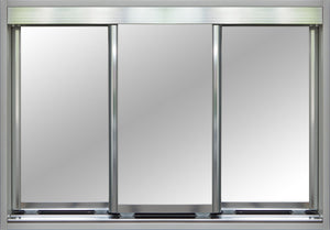 Chrome Frame with Mirror - Sliding Wardrobe Doors