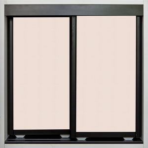 Black Frame with Cameo Vinyl - Sliding Wardrobe Doors