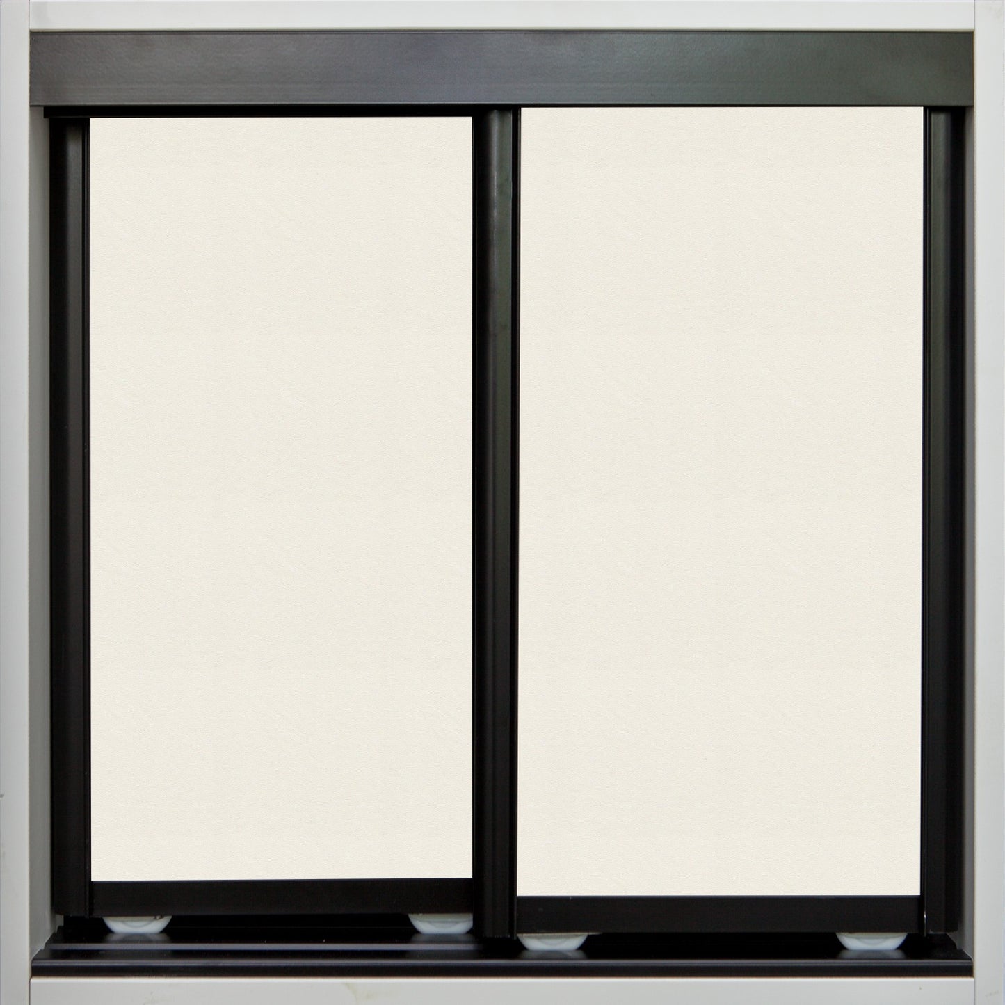 Black Frame with Chalk Vinyl - Sliding Wardrobe Doors
