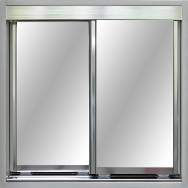 Chrome Frame with Mirror - Sliding Wardrobe Doors