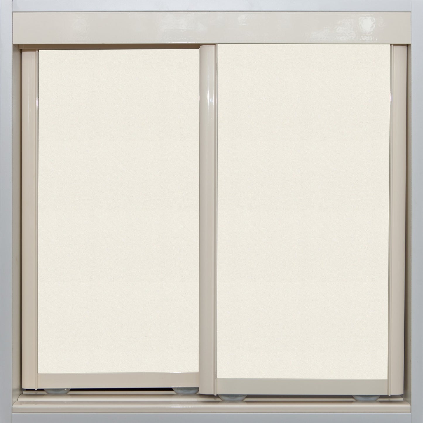 Cream with Chalk Vinyl - Sliding Wardrobe Doors