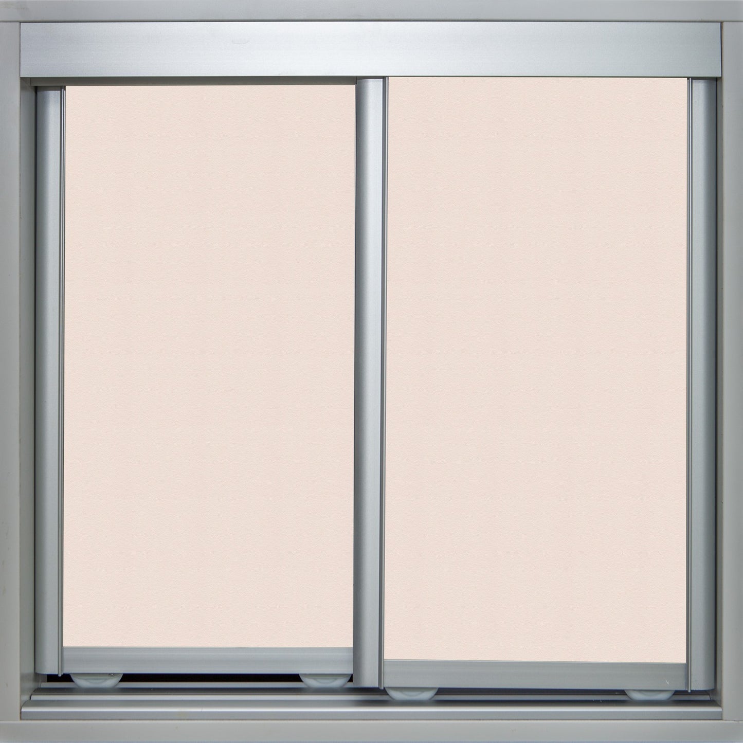 Mat Natural Frame with Cameo Vinyl - Sliding Wardrobe Doors