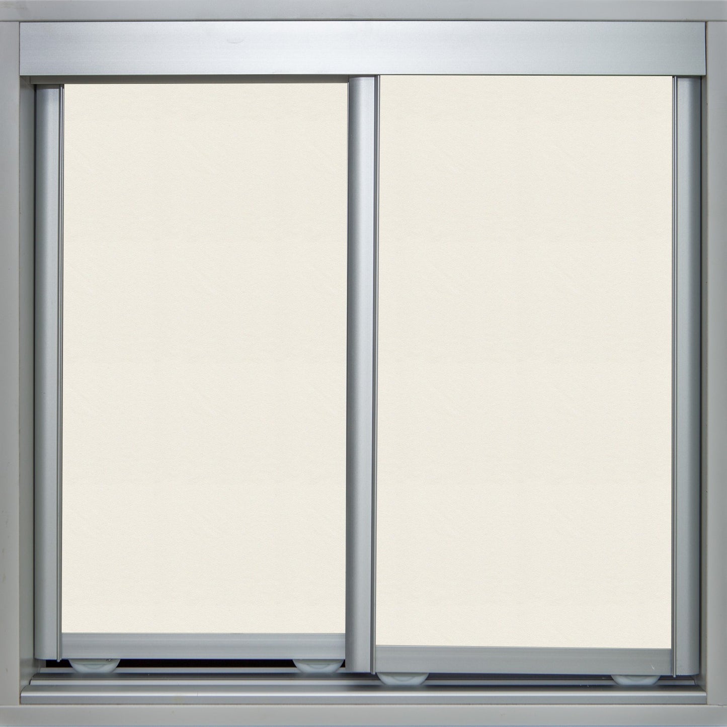 Mat Natural with Chalk Vinyl - Sliding Wardrobe Doors